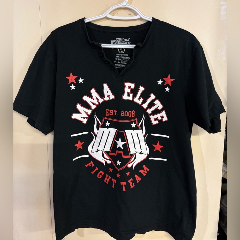 MMA Elite Black Graphic T-Shirt
